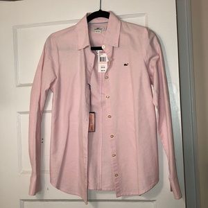 Vineyard vines pink oxford shirt